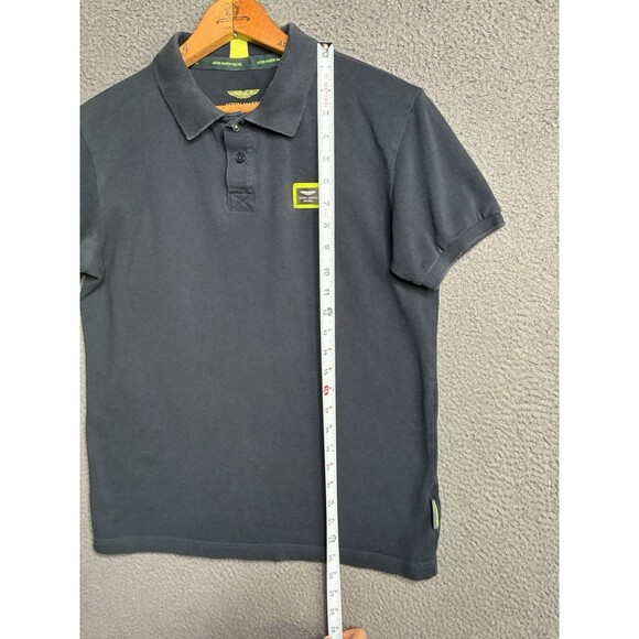 Aston Martin Polo Shirt Mens Small Short Sleeve Racing Embroidered Formula 1 - Picture 12 of 13